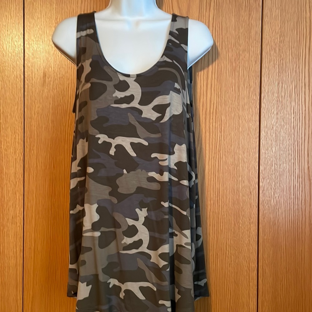 Boutique camo tank